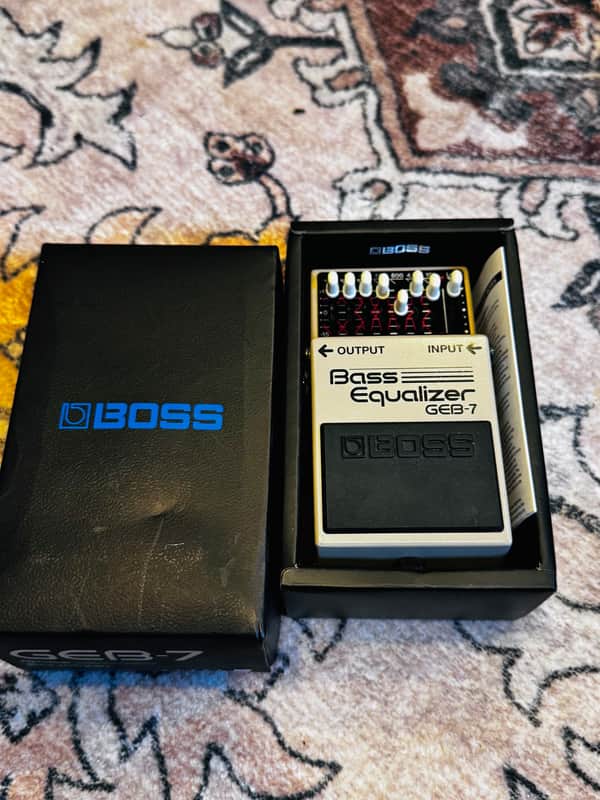 Boss GEB-7 Bass Equalizer (Silver Label) 1995 - Present - Gray image 1
