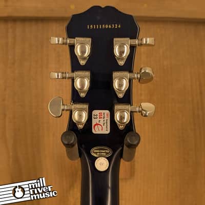 Epiphone Les Paul Standard Pro, Translucent Blue - Used image 6