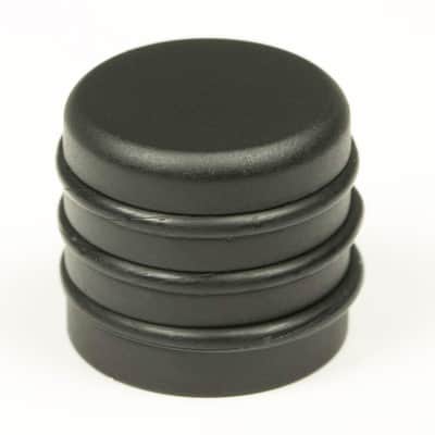 Hipshot O-Ring Guitar and Bass Control Knob for 6mm Split or Solid Shaft - BLACK