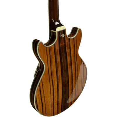 Ibanez Artcore Expressionist AM93ME-NT 6-String Semi-Hollow Body Electric Guitar with Macassar Ebony Fretboard, Right-Handed, Natural image 6