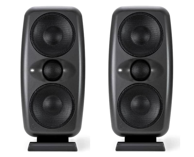 IK Multimedia iLoud MTM mkII Studio Monitor Pair (Black) - Open Box image 1