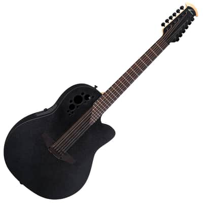 Ovation 2058TX-5 Pro Series Elite TX Deep Contour Solid A-Grade Sitka-Spruce Top 12-String Acoustic-Electric Guitar image 1