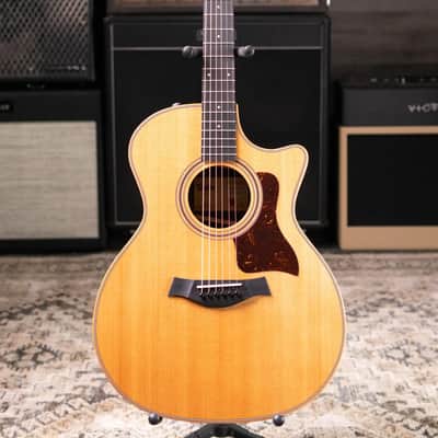 Taylor 414ce Studio Grand Auditorium Acoustic/Electric Guitar - Natural with Gig Bag image 3
