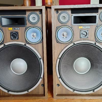Ultra rare Sony SS850 Mk II speakers in very good condition - 1980's image 1