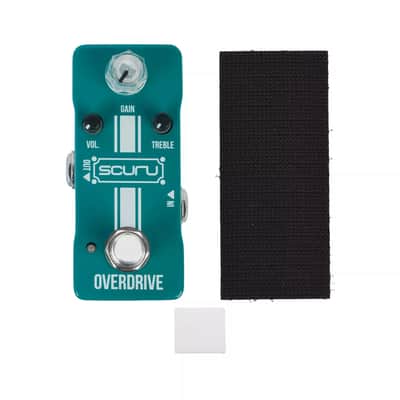 SCURU Overdrive Guitar/Bass Effect Pedal GAIN/VOL/TREBLE Versatile Made By CALINE image 10