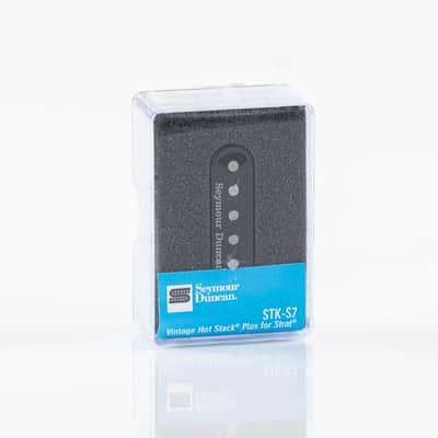 USED Seymour Duncan STK-S7 Vintage Hot Stack Plus Strat Pickup - Black image 1