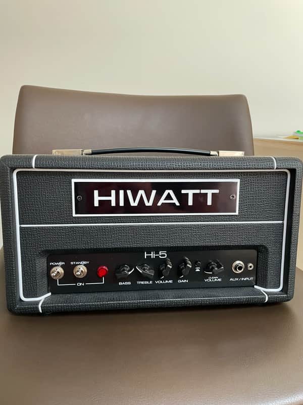 Hiwatt Hi-5 2-Channel 5-Watt Guitar Amp Head 2019 - Present - Black image 1
