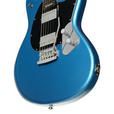 Sterling StingRay Baritone Electric Guitar - Toluca Lake Blue image 4