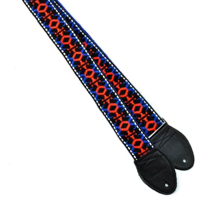 Souldier 'Pima' Black Vintage Guitar Strap on Seatbelt - 1324 image 4