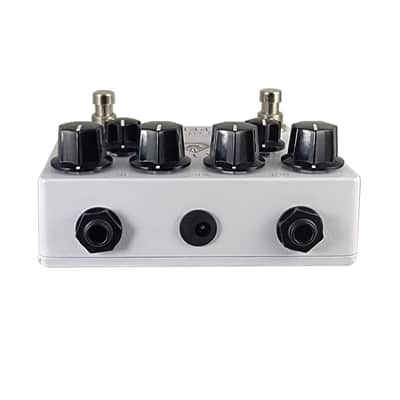 68 Pedals King of Clone Dual Overdrive Distortion Pedal - White image 5