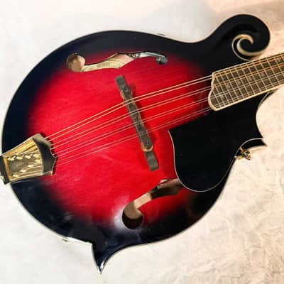 Washburn M3SWE Americana Series F-Style Mandolin with Electronics. Trans Wine Red M3SWETWRK image 1