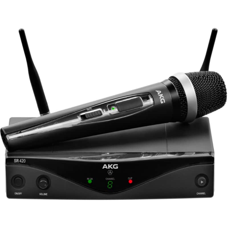 AKG WMS420V, M Vocal Set, 826.3-831.2MHz - Wireless Handheld System image 1