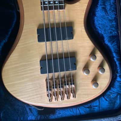 5 string Schecter Stiletto 2008 - Wood image 2