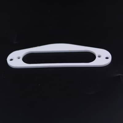 PVC Pickup Mounting Ring Plate for Tele Neck Pickup ,1ply White (H04) image 2