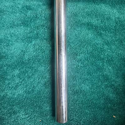 Ludwig Double Tom Drum Holder Mount Post 9 1/2” x 1” 70s - Chrome image 1