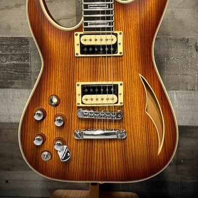 Schecter C-1 EA Classic Left Handed Electric Guitar - Faded Vintage Sunburst (644) image 3