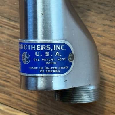 Vintage Shure 708A Dynamic Microphone + Cable Stratoliner "Zeppelin Mic” Working, Sounds Great! image 6