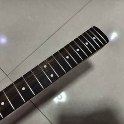 Roasted Flamed Maple Stratocaster Guitar Neck With Rosewood Fingerboard, 22-Frets image 5