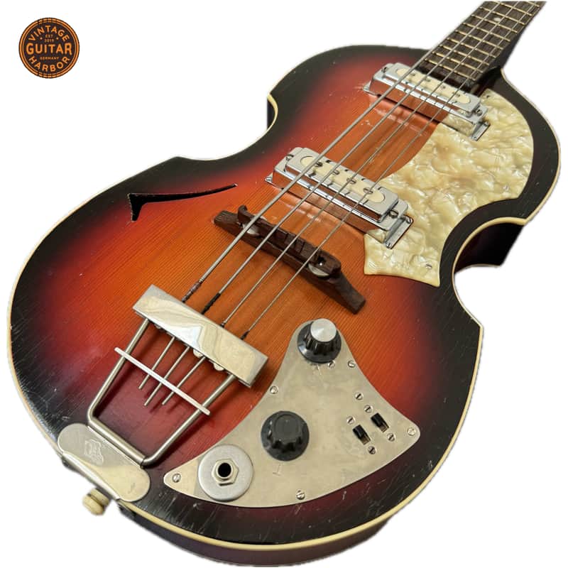 Hüttl bass 1960s - shortscale image 1