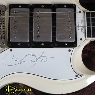 Gibson SG Custom   ex. Carlos Santana  1961 White image 18