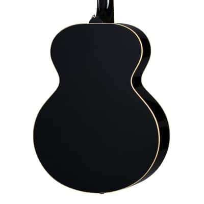 Epiphone J 180 LS Acoustic Electric Guitar Ebony image 3