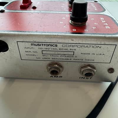 Musitronics Mu-Tron  Phasor II  1976 - Silver image 7