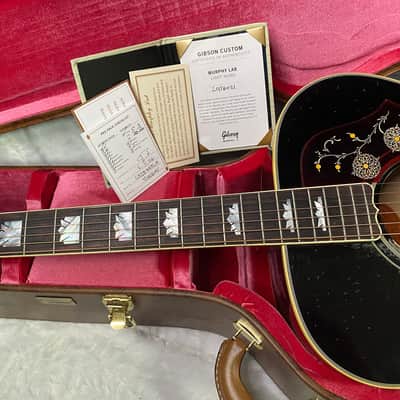 NEW! Gibson Acoustic 1957 SJ-200 Acoustic Guitar Murphy Lab Light Aged - Vintage Sunburst - Custom Shop - Authorized Dealer - 4.5 lbs G06824 image 11