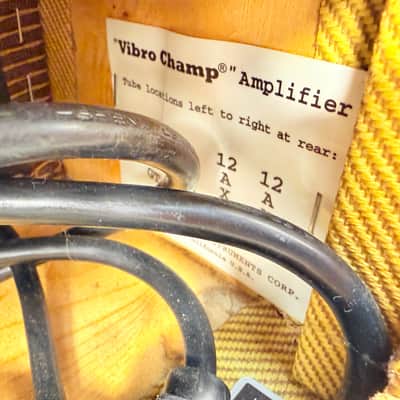 Fender EC Vibro Champ Eric Clapton Signature Tweed 5W Combo Tube Amplifier image 11