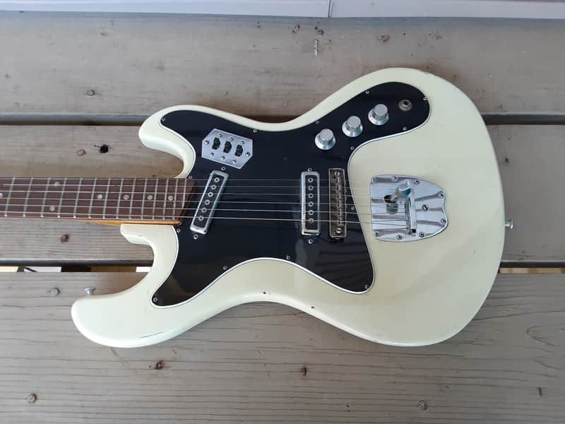 Vintage 1966 Pleasant (Dyko) SEV 218 Electric Guitar! Japan-Built, Groovy! image 1