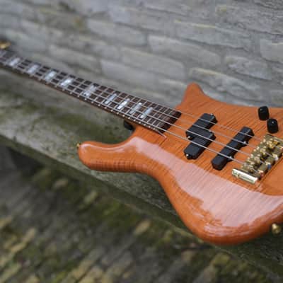 Spector Doug Wimbish Euro 4 Signature Model - Amber Stain Gloss image 7