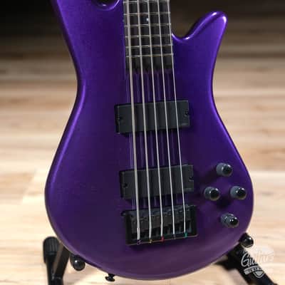 Spector NS Ethos HP 5 String Bass Guitar w/ Gigbag – Plum Crazy Gloss image 3