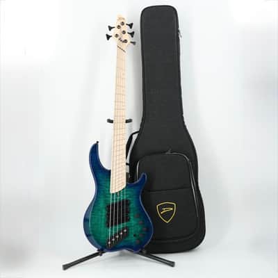 Dingwall Combustion 3X 5-String Multi-Scale Bass - 3-Pickup Quilt Top Whalepoolburst w/Maple Fretboard image 11