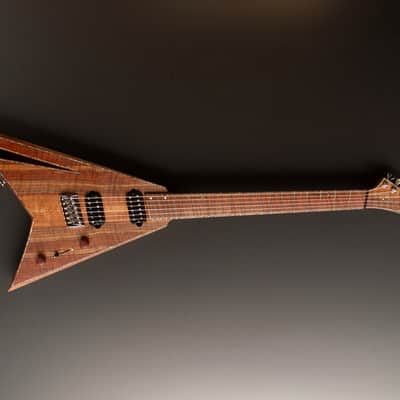 Hoff Guitars Valnut (Neck-Through, Multi-Scale, Semi-Hollow V 2024 - Polymerized Tung Oil image 1