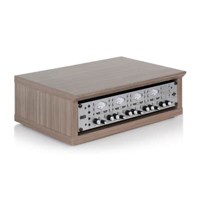 Gator Frameworks Elite Furniture Series 2U Wood Desktop Studio Rack in Driftwood Grey Finish (GFW-ELITERK-2U-GRY) image 1