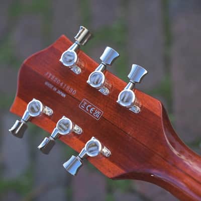 Gretsch G6659TFM Players Edition Broadkaster® Jr. Center Block Single-Cut with String-Thru Bigsby® and Flame Maple, Ebony Fingerboard - Bourbon Stain image 14