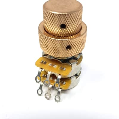 Brio Concentric Stacked Knobs for Jazz Bass Gold Nickel Black image 8