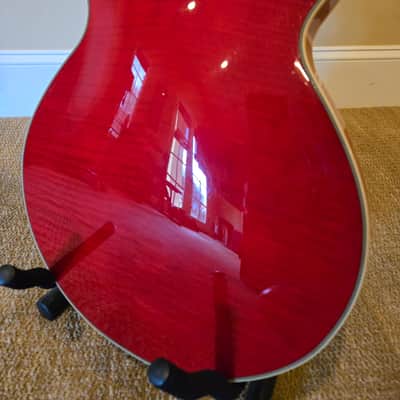 D'Angelico Excel EX-SS Semi-Hollow with Stop-Bar Tailpiece, 2018 - Cherry image 4