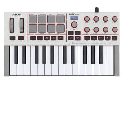 AKAI PROFESSIONAL MPKMINI4-W Mini touches - 25 touches, 8 pads, 8 encodeurs, gris image 2