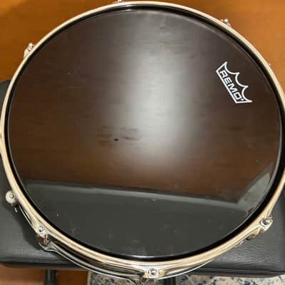 Immagine Camco Oaklawn (1960s) 8-Lug 5x14 Black & Gold Duco Tuxedo Snare Drum - 14
