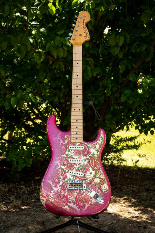 2018 Fender Custom Shop Limited Edition '68 Pink Paisley Relic Strat, Built By C.W. Fleming image 1