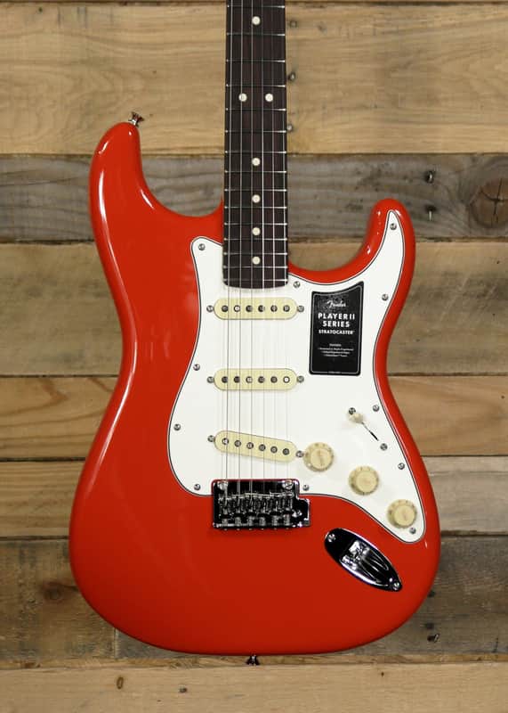Fender Player II Stratocaster Electric Guitar Coral Red image 1