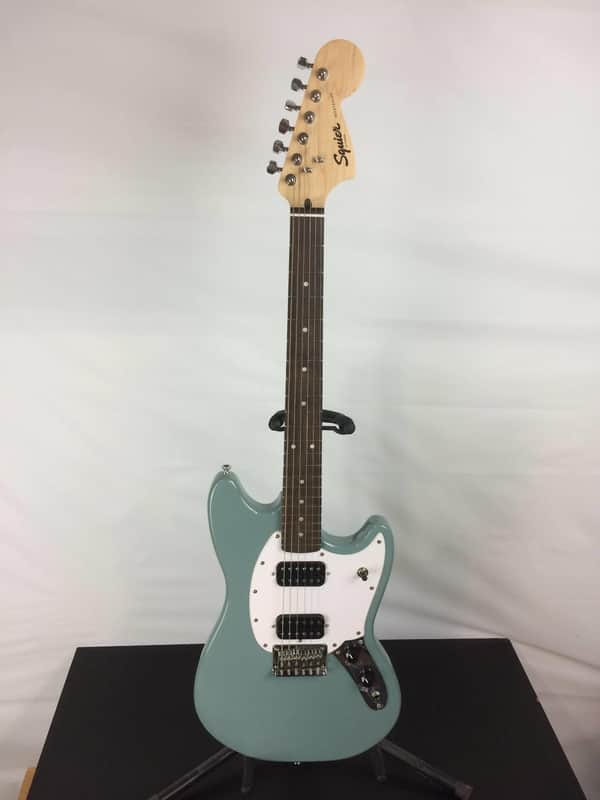 Squier Bullet Mustang HH Short-Scale Electric Guitar, Sonic Gray