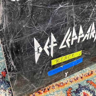 Def Leppard Logo, Tour Used Case Panel Wall Hanging "S6A" "Stage Left" (#19) image 3