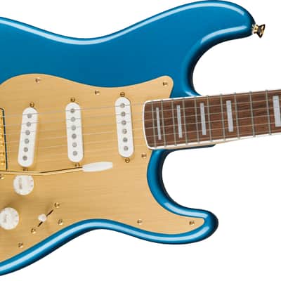 Squier 40th Anniversary Stratocaster Gold Edition Lake Placid Blue image 1