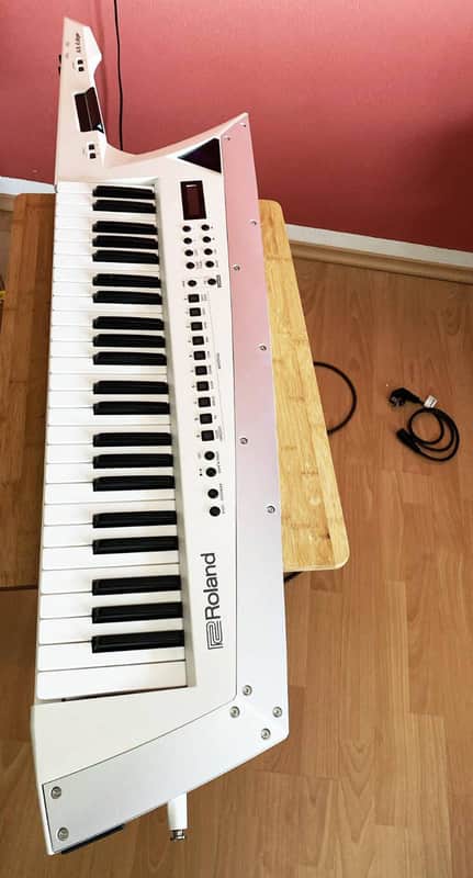 Roland AX-Edge 49-key Keytar Synthesizer Synth White Mint condition open Box image 1