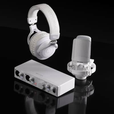 Arturia MiniFuse Recording Pack - USB Audio Interface Bundle with Condenser Microphone, Headphones, and Creative Software for Recording, Streaming, and Podcasting, White image 8