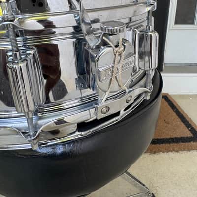 PowerTone 5x14" 8-Lug Brass Snare Drum with "Beavertail" Lugs image 3
