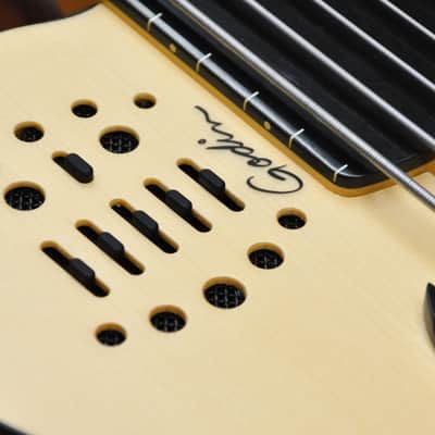 Godin A5 Ultra  Fretless A/E Natural image 8