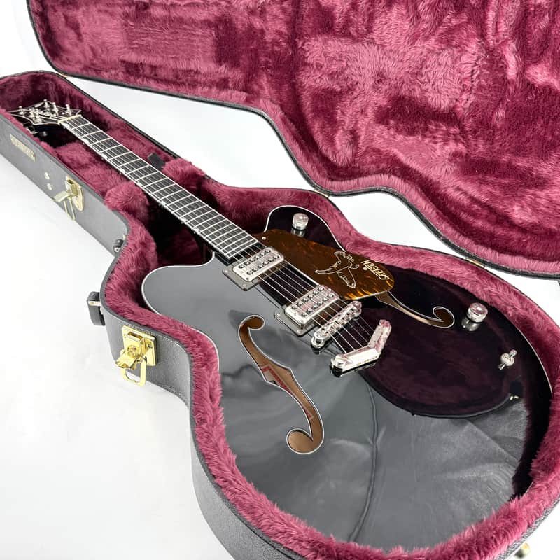 2023 Gretsch Richard Fortus Signature Falcon G6636 - Black image 1