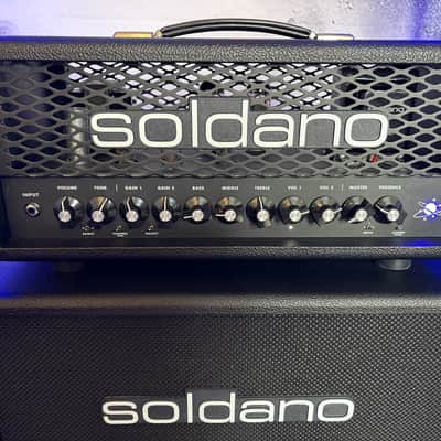 Soldano ASTRO-20 3-Channel 20-Watt 1x12" Guitar Amp Half Stack 2023 - Present - Black image 4